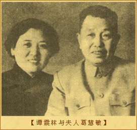 “告”来姻缘的谭震林将军：谭震林与夫人葛慧敏